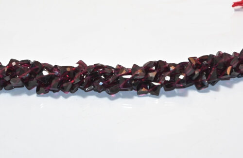 Garnet Kite Shape Beads 6-7 MM, Garnet Gemstone Faceted Beads, Garnet Square Shape Loose Beads 13" - Image 3