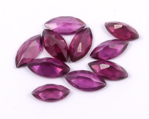 Rhodolite Garnet Cut Marquise size 4x2 MM (pack of 20 piece) | Natural Handmade loose Gemstone | Semi-Precious Gemstone Cut - Image 3