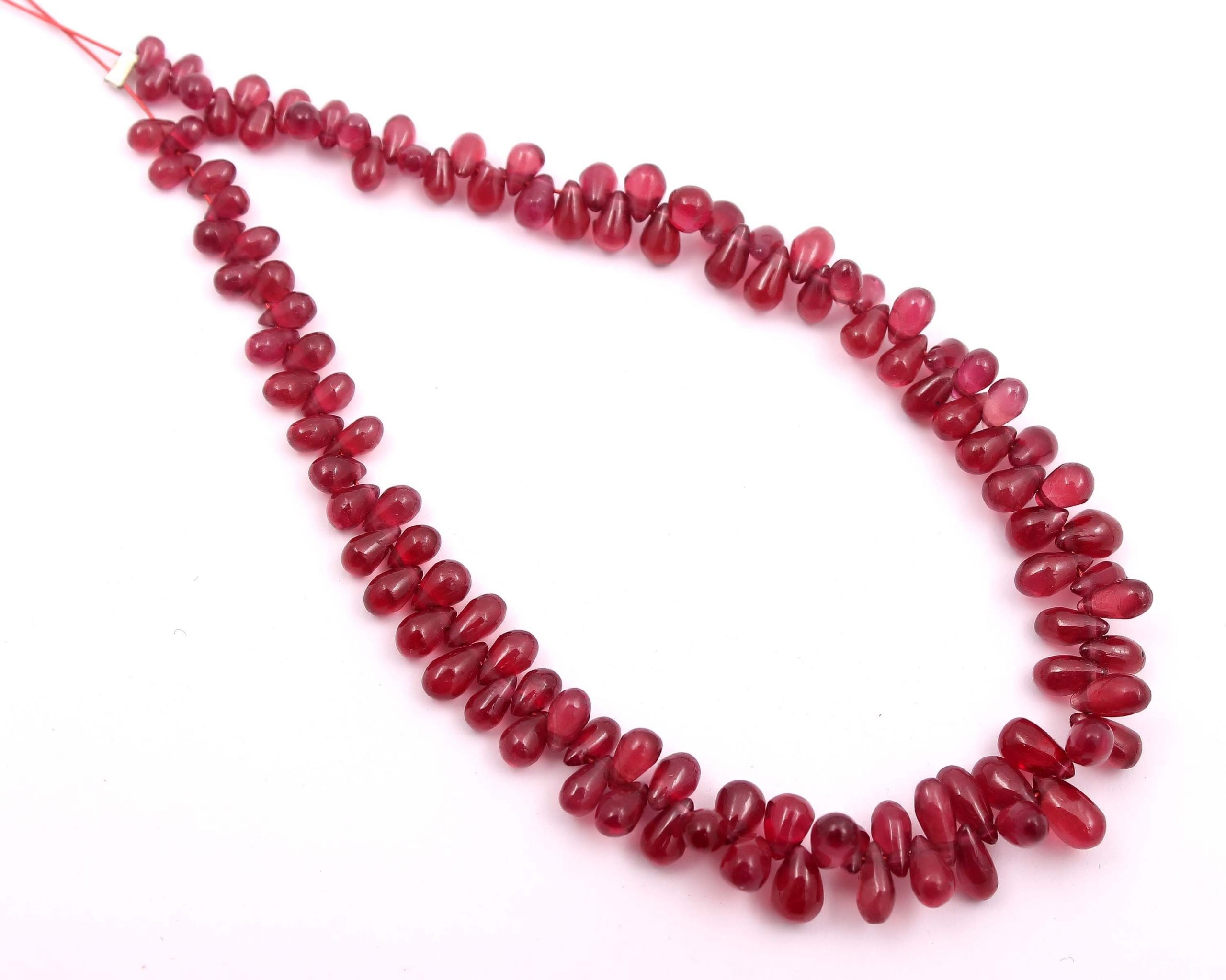 Red ruby beads deals