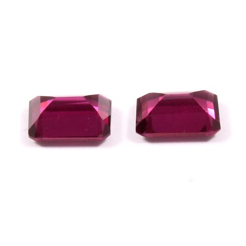 Natural Garnet Gemstone Loose Cut, Top Quality Garnet Rectangle Shape Cut Stone, Garnet Gemstone Shape Cuts 5x10 MM 2 Pc - Image 3