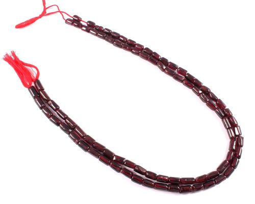Natural Garnet Beads, Top Quality Garnet Tube Shape Beads, Garnet Pipe Shape Beads, Garnet Gemstone Shape Beads 4.50x6.50-4.50x9 MM 13" - Image 3