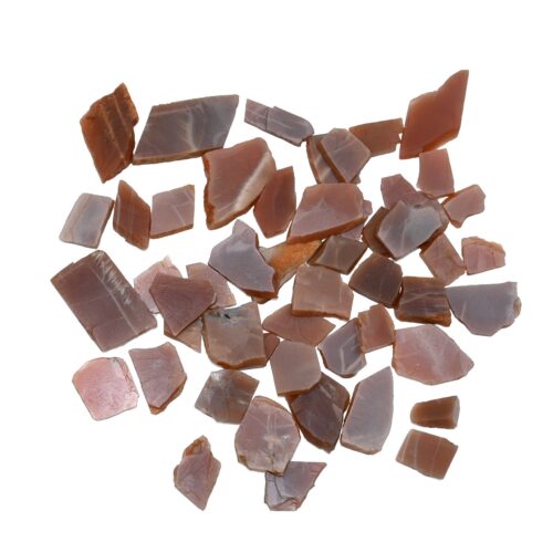 Red Moonstone Raw Rough, Red Moonstone Silk Shine Raw Rough, Gemstone Rocks, Red Moonstone Stone Rough Slice For Jewelry Making 100 Grams - Image 2