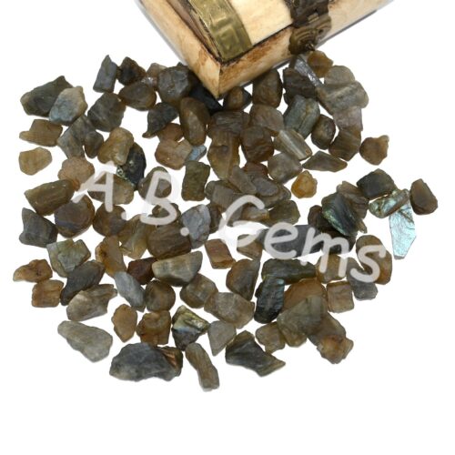 Labradorite Stone Rough, Gemstone Raw Rough, Labradorite Blue Flash Rough, Gemstone Chips For Jewelry Making, Raw Material 100 Grams - Image 2