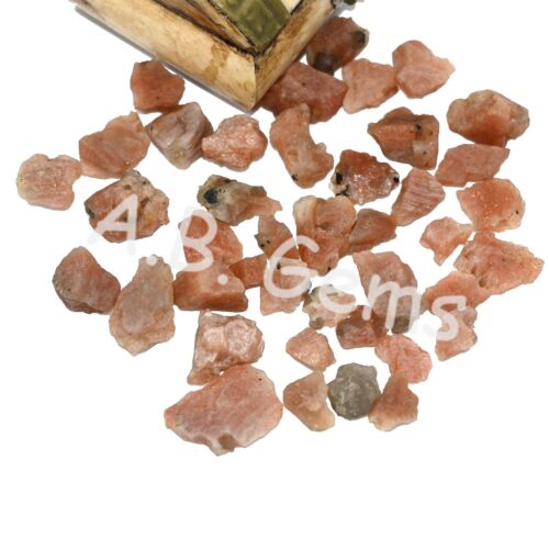 Sunstone Rough, Gemstone Raw Rough For Jewelry Making, Sunstone Chips, Gemstone Rocks, Sunstone Rocks, Supply For Cabs & Cuts making 50Grams - Image 2